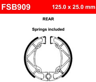 Motorkerékpár fékpofa Ferodo FSB909