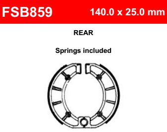 Motorkerékpár fékpofa Ferodo FSB859