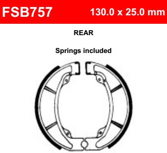 Motorkerékpár fékpofa Ferodo FSB757