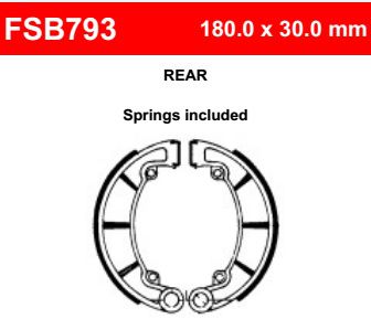 Motorkerékpár fékpofa Ferodo FSB793
