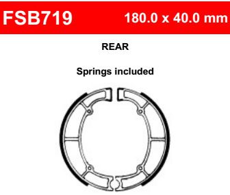Motorkerékpár fékpofa Ferodo FSB719