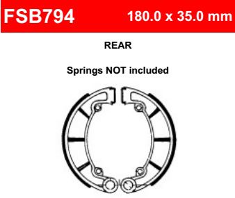 Motorkerékpár fékpofa Ferodo FSB794