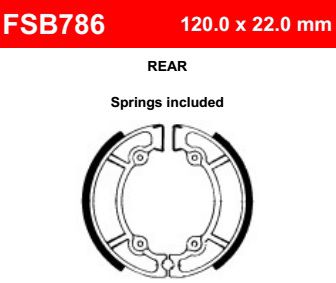 Motorkerékpár fékpofa Ferodo FSB786