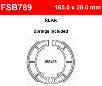 Motorkerékpár fékpofa Ferodo FSB789