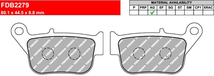 Motorkerékpár fékbetét Ferodo FDB2279
