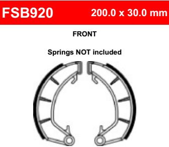 Motorkerékpár fékpofa Ferodo FSB920