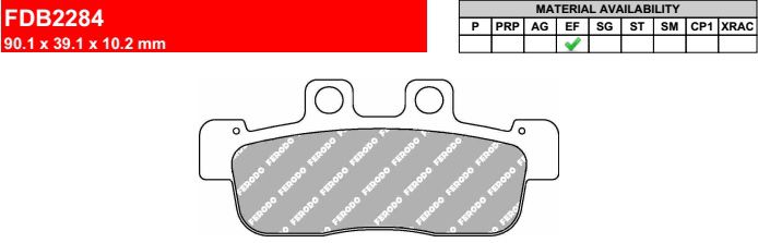 Motorkerékpár fékbetét Ferodo FDB2284