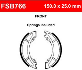 Motorkerékpár fékpofa Ferodo FSB766