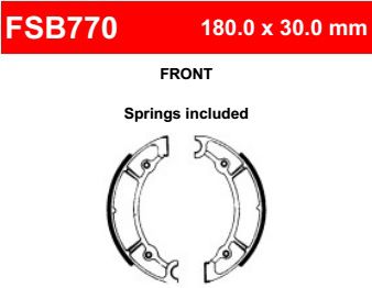 Motorkerékpár fékpofa Ferodo FSB770