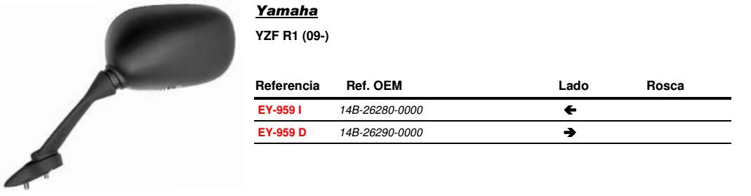 Visszapillantó tükör jobb oldali Vicma VIC-EY959D
