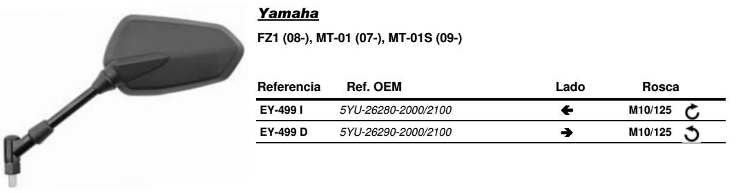 Visszapillantó tükör jobb oldali Vicma VIC-EY499D