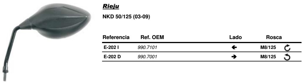 Visszapillantó tükör jobb oldali Vicma VIC-E202D