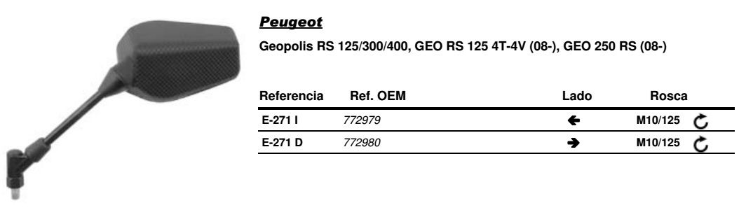 Visszapillantó tükör jobb oldali Vicma VIC-E271D
