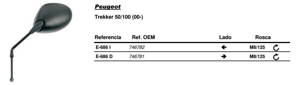 Visszapillantó tükör jobb oldali Vicma VIC-E686D