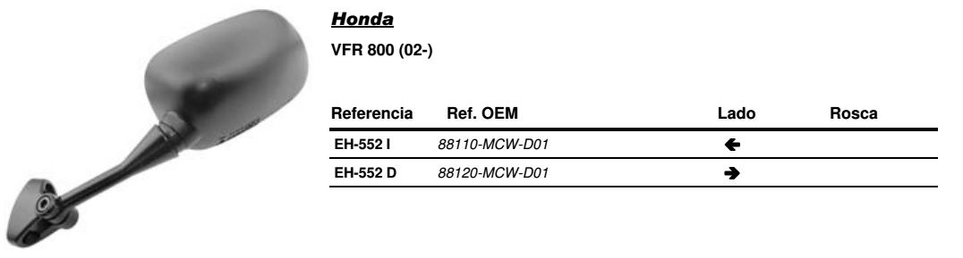 Visszapillantó tükör jobb oldali Vicma VIC-EH552D