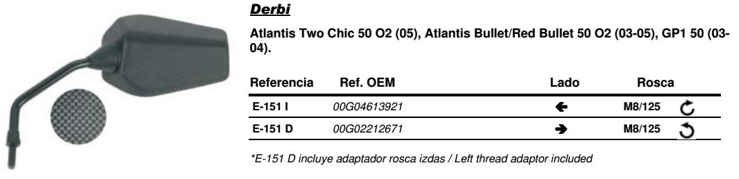 Visszapillantó tükör jobb oldali Vicma VIC-E151D