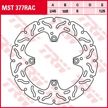 Féktárcsa Racing MST377RAC