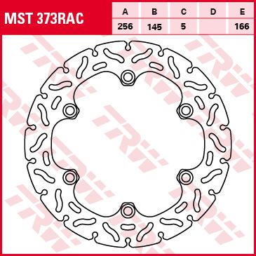 Féktárcsa Racing MST373RAC