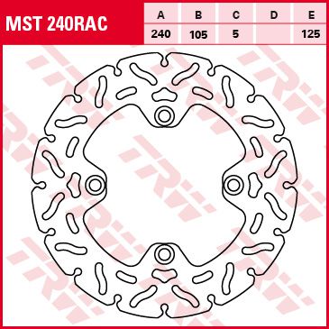 Féktárcsa MST240 RACING