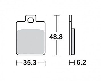 Motorkerékpár fékbetét Trw-Lucas MCB827SRM