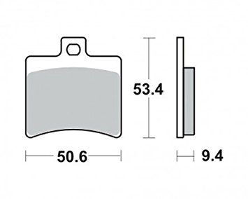 Motorkerékpár fékbetét Trw-Lucas MCB710SRM