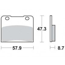 Motorkerékpár fékbetét Trw-Lucas MCB547