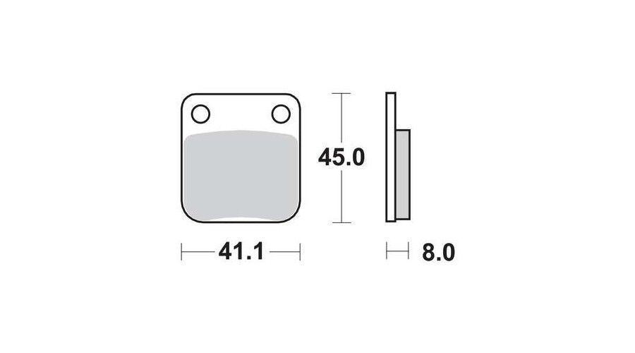 Motorkerékpár fékbetét Trw-Lucas MCB510SI