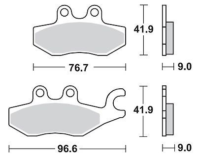 Motorkerékpár fékbetét Trw-Lucas MCB771