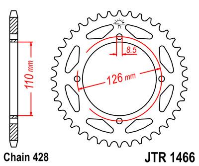 JT hátsó lánckerék JTR1466-46